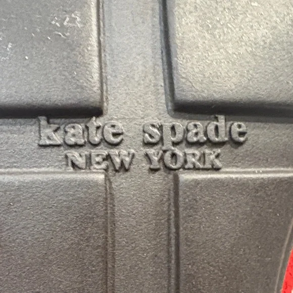 Kate Spade Red Suede 1 inch Heel 6 Medium Like New - Picture 3 of 12